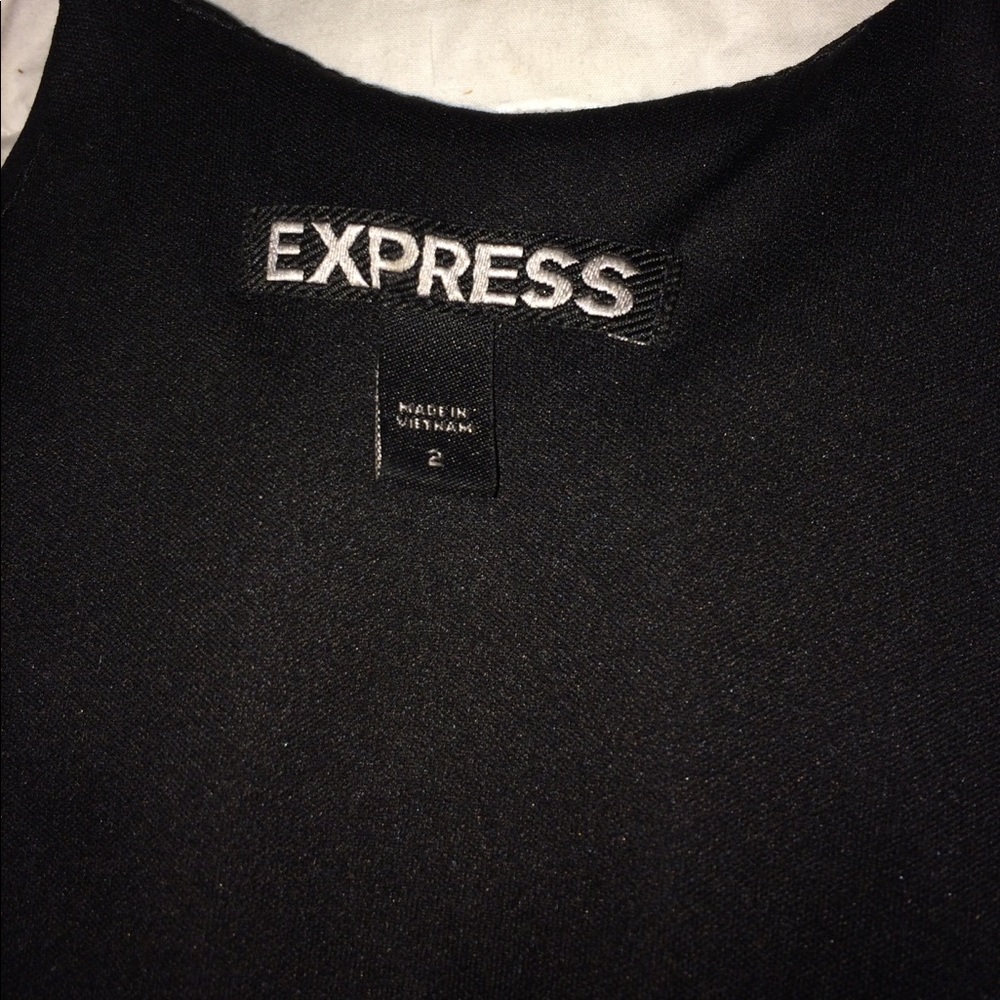 Express Mini Black Dress - Picture 2 of 2
